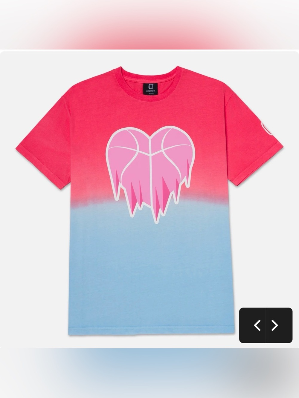 OVERTIME KIDS COLD HEARTS TIE DYE T-SHIRT
